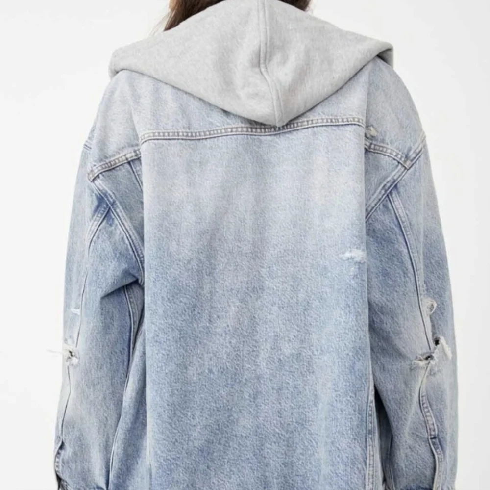 We The Free Flawless Hooded Denim Jacket - Picture 3 of 12